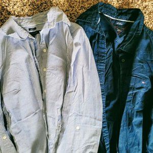 Tommy button down shirts Women XS